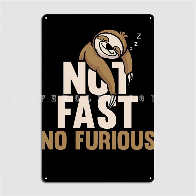 Металлический знак No Форсаж Настенный декор забавная Настенная роспись клубный