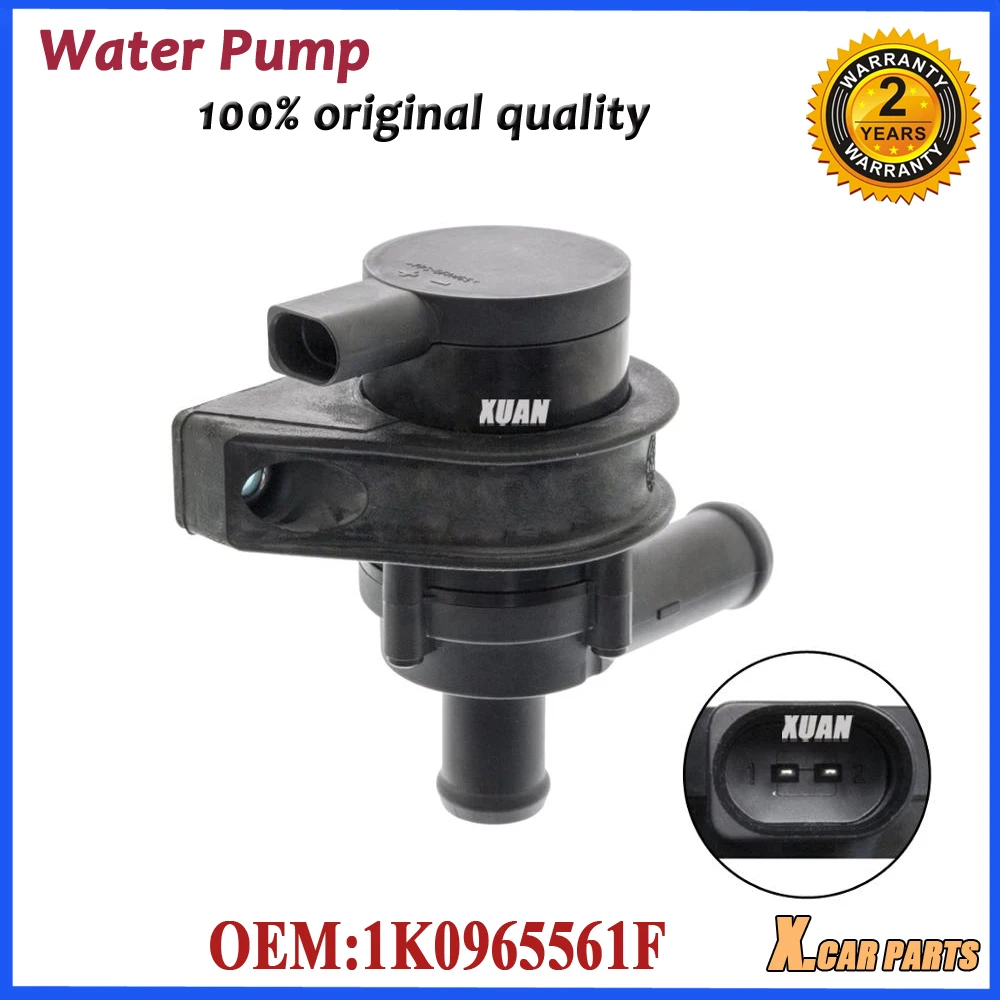

1K0965561F Cooling Additional Auxiliary Water Pump For Volkswagen Beetle EOS Golf Passat Scirocco Sharan Tiguan Touran