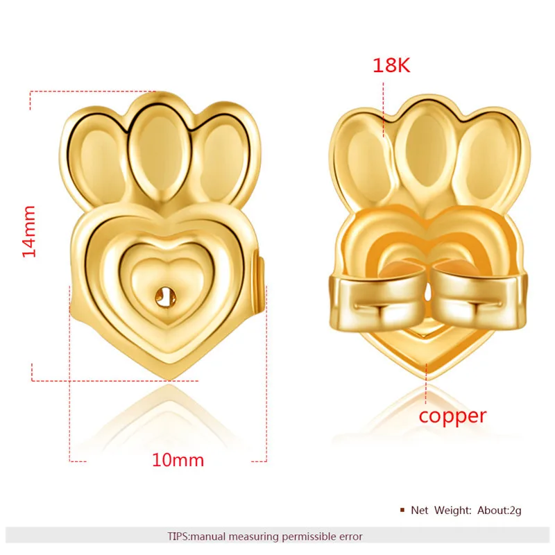 Новые модные серьги с маленьким медведем застежки для поднятия гипоаллергенные