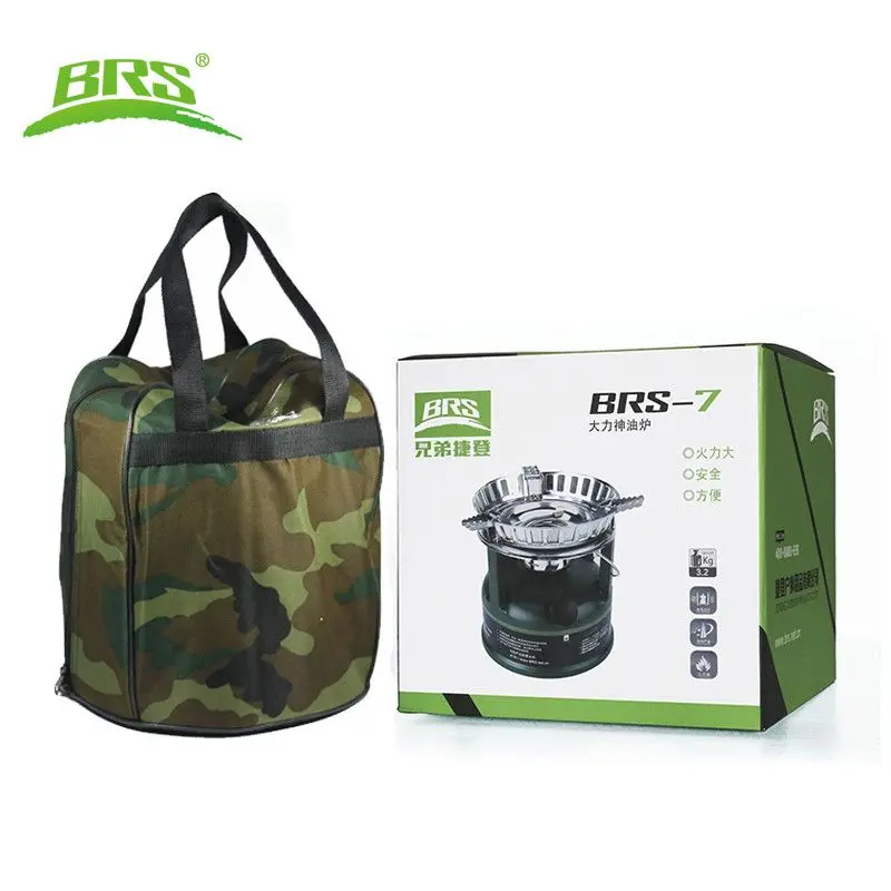 

BRS-7 Camping Oil Stove Picnic Super-Power Gasoline Stove Cooker Stove Utensil Cookware for Outdoor Sports 5-30 People