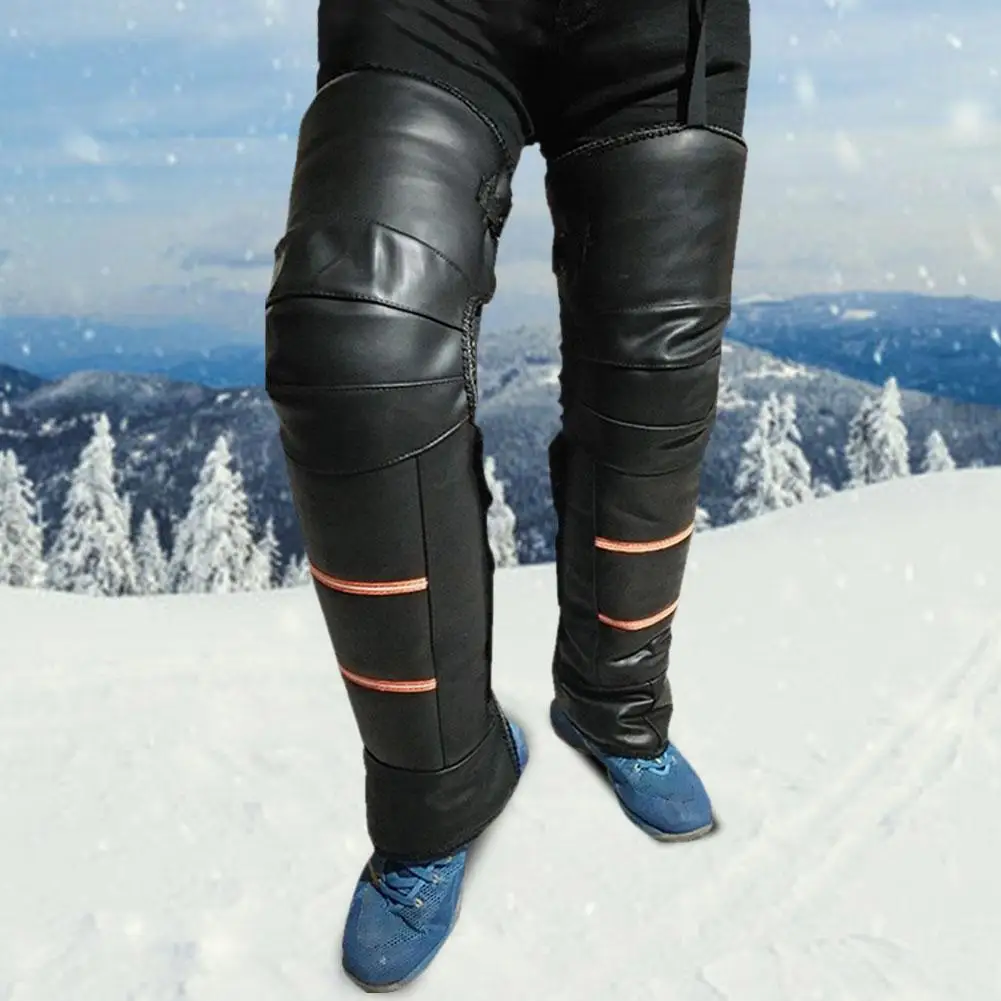 Зимние теплые наколенники для скутеров мотоциклетные с отражающей полоской