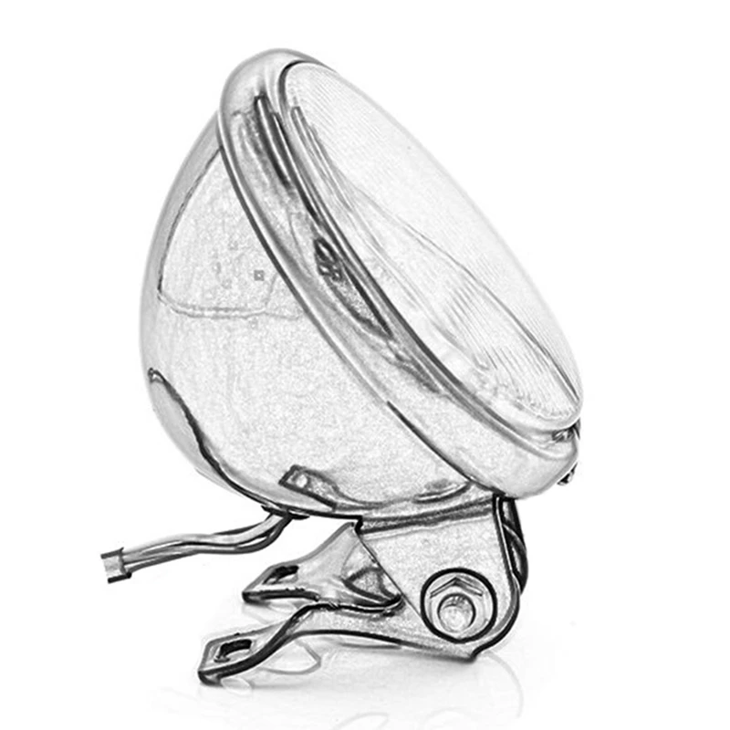 

35W Motorcycle LED Headlight Universal Motorbike Retro Headlight DC 12V Scooter Round Spotlight Front Lights