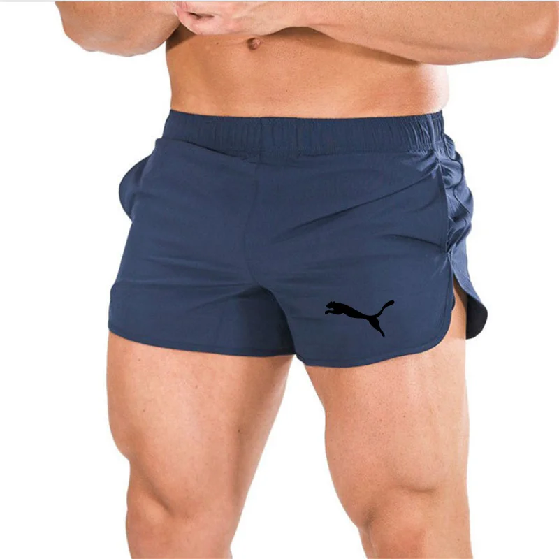 

2021 Men Fitness Bodybuilding Shorts Man Summer Gyms Workout Male Dry Sportswear Jogger Beach Short Pants
