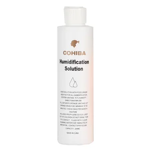 Хьюмидор для сигар COHIBA, увлажнитель 200 мл для сигар, увлажняющий увлажнитель для сигар, 70% влажности, увлажняющий раствор для сигар, аксессуары для табака