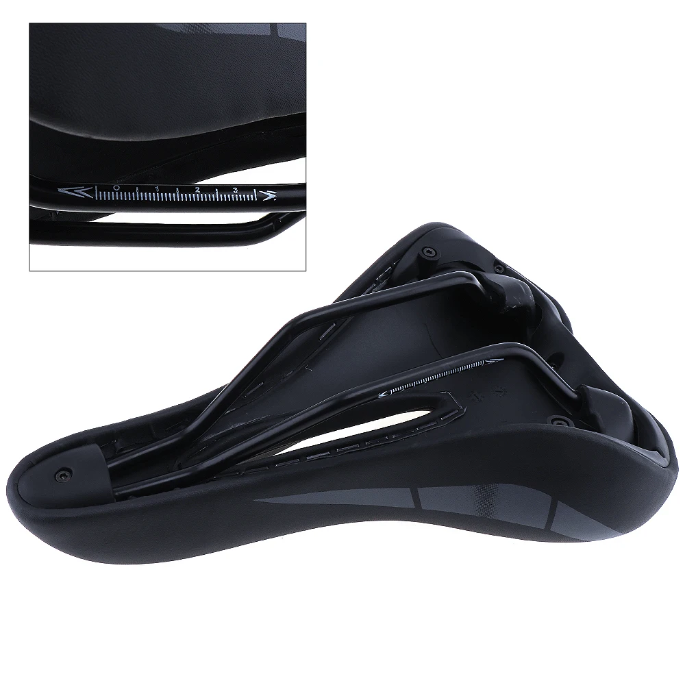 Очень мягкое MTB седло для дорожного велосипеда гелевое кожаное стеганое сиденье