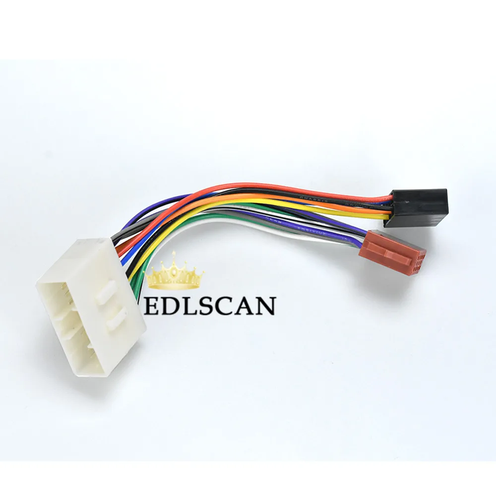 EDLSCAN Auto ISO Radia адаптер кабеля для Ssang Yong 2005 + Daewoo 1997 Autostereo радио проводки 12 005|Кабели и