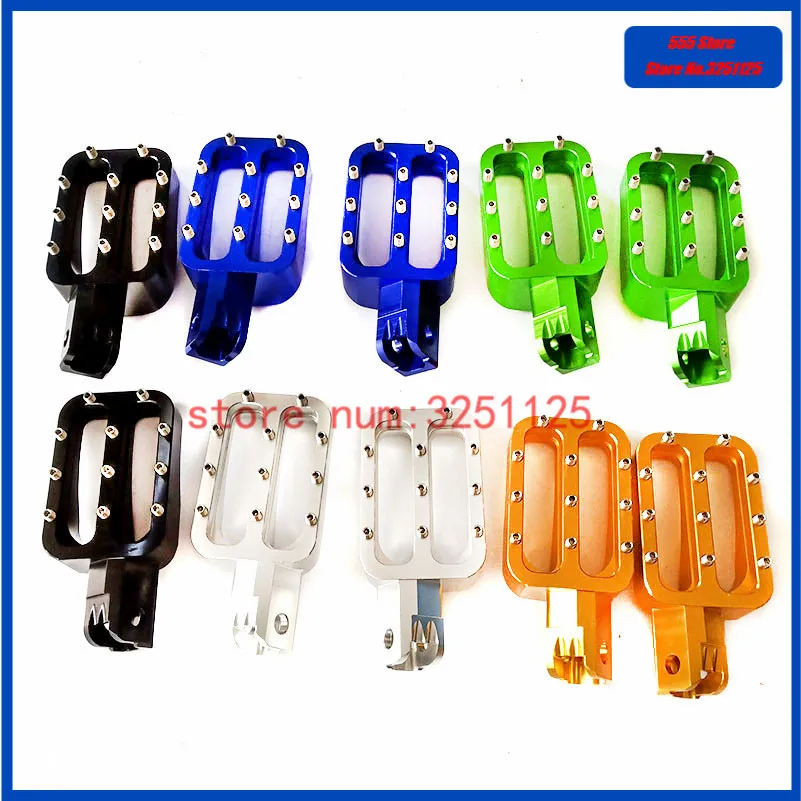 

Детали для мотоцикла, подставка для ног из сплава с ЧПУ, питание 110cc, 125cc, 140cc, 150cc, CRF, KLX, YCF, мотоцикла-внедорожника, квадроцикла