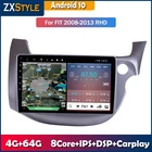Автомобильный GPS-навигатор для Honda Fit 2008-2013 правый руль Android 10 DVD стерео аудио радиосистема плеер