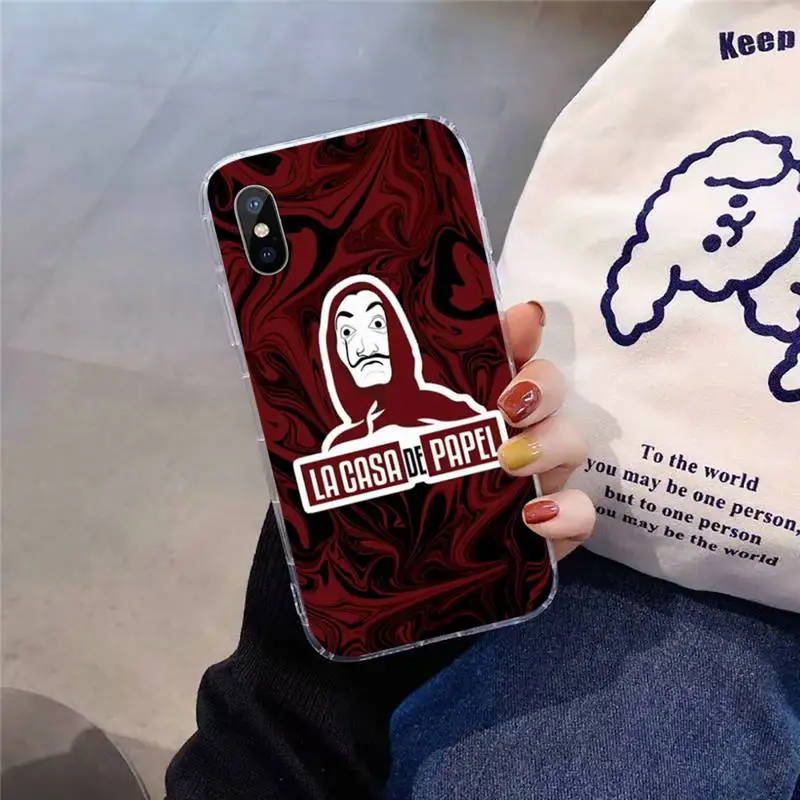 

spain TV Money Heist House of Paper Phone Case For iphone Samsung J6 4 5 7 8 2018 2019 12 11 pro Max Mini plus X XR XS