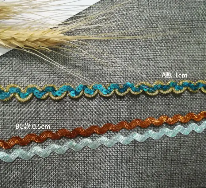 1 ярд новейшая серебристая золотистая кружевная ткань занавеска лента платье