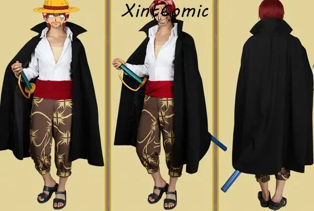 Японское аниме ONE PIECE мир четыре императора Shanks костюмы для косплея взрослые костюмы на Хэллоуин и Рождество