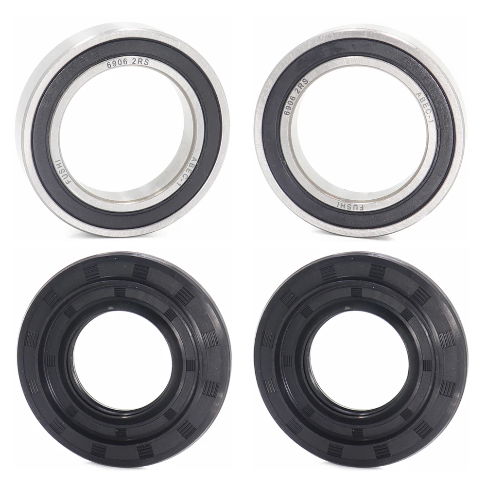 2 пары передних и задних подшипников ступицы для мотоцикла комплект уплотнения