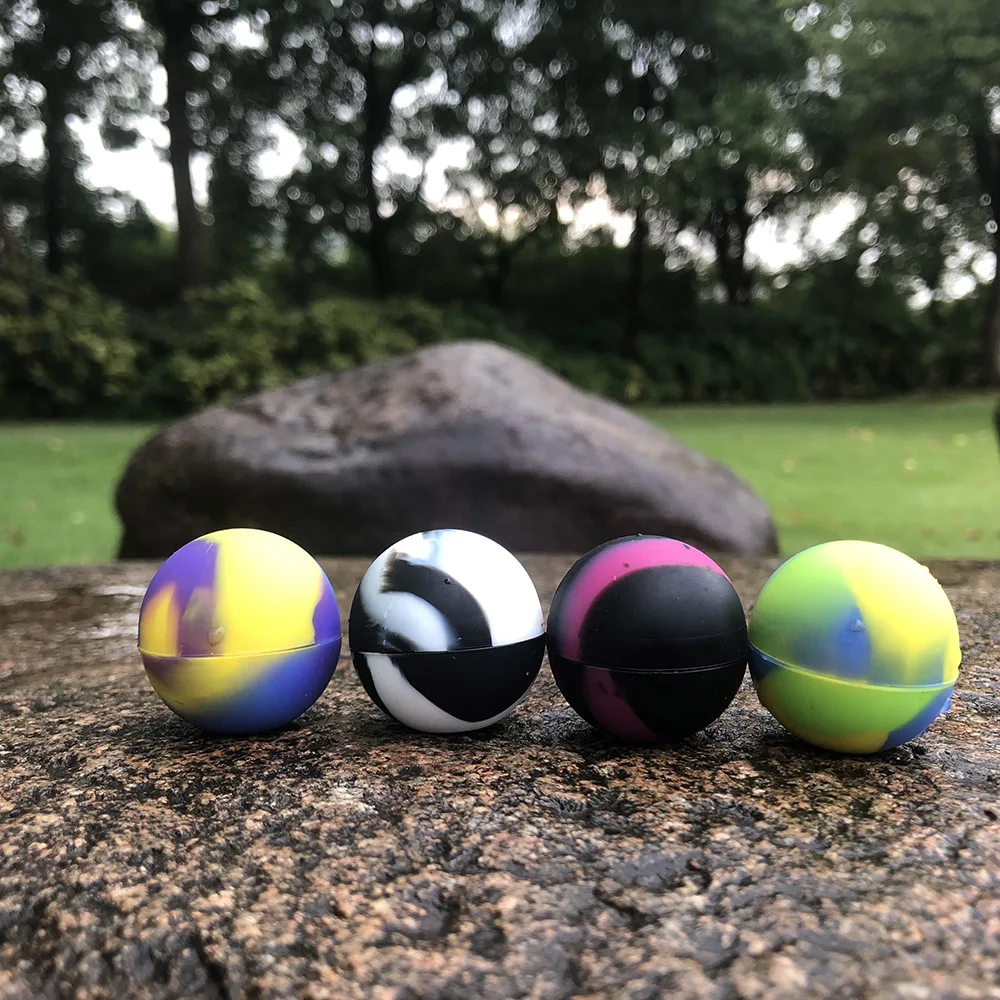 1 шт 6 мл Сфера/куб коробка для таблеток воск сухие травы силиконовые банки