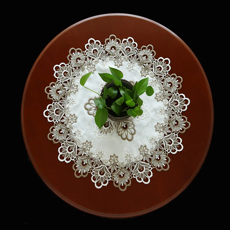 Кружевная скатерть прочная Домашняя Декоративная Пыленепроницаемая для