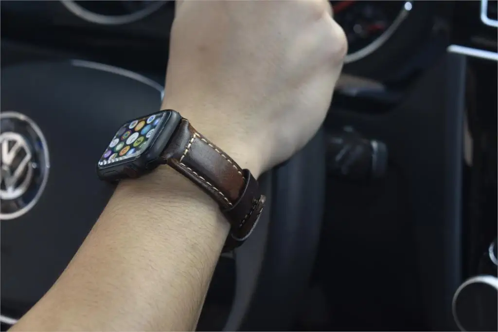 Ремешок Onthelevel из натуральной кожи для Apple Watch, ремешок 44 мм, 40 мм, ремешок для Apple Watch 42 мм, 38 мм, ремешок для iwatch# D