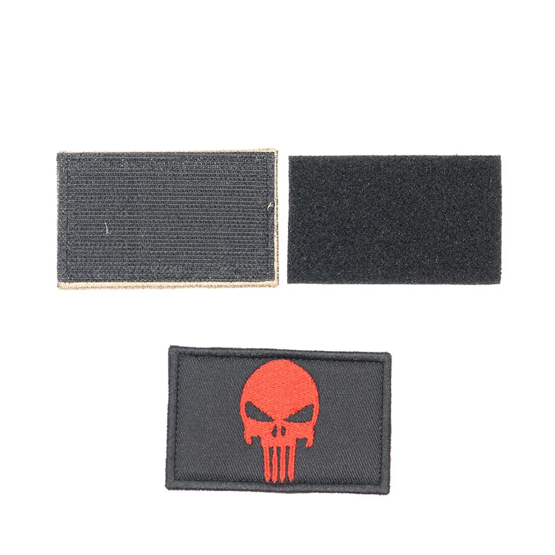 Вышитые наклейки джинсы с вышитыми черепами стандартная ткань чехол для