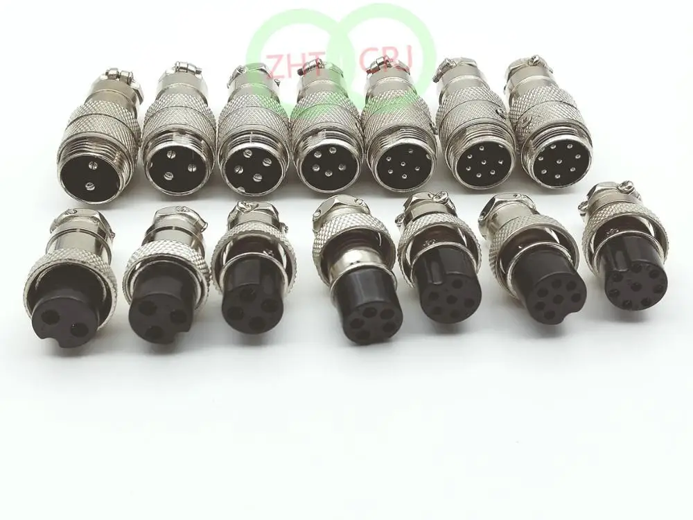 1 компл. GX16 16 мм разъем 2pin 3pin 4pin 5pin 6pin 7pin 8pin 9pin 10pin Male &amp Female авиационный и Встроенный