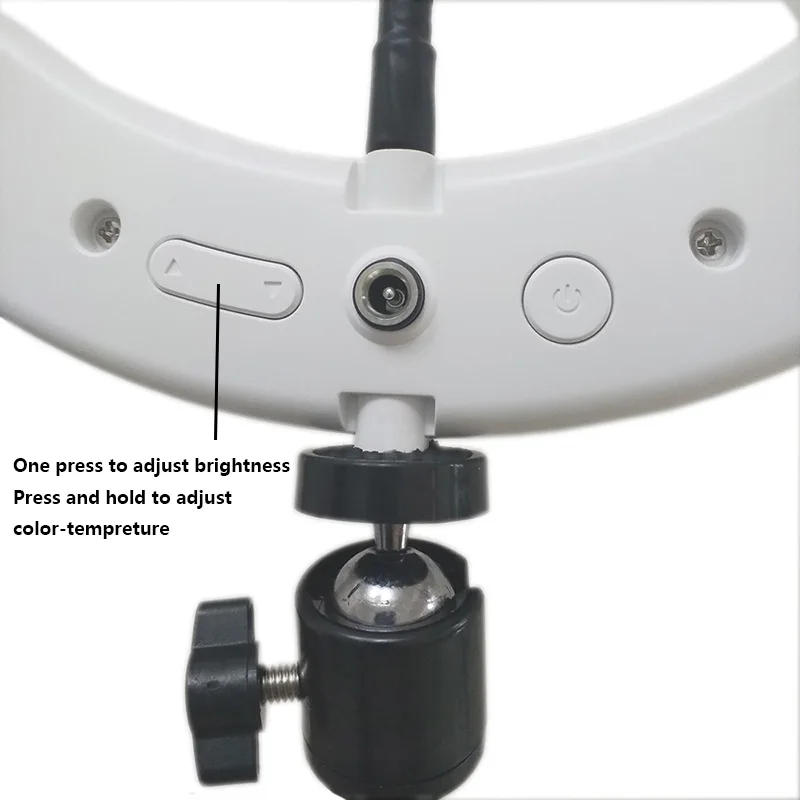 Милая светодиодная кольцевая лампа вспышка 28 см 11 дюймов с держателем для