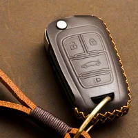 1 pcs genuine leather remote key case key cover fob for buick enclave lacrosse regal verano key cover