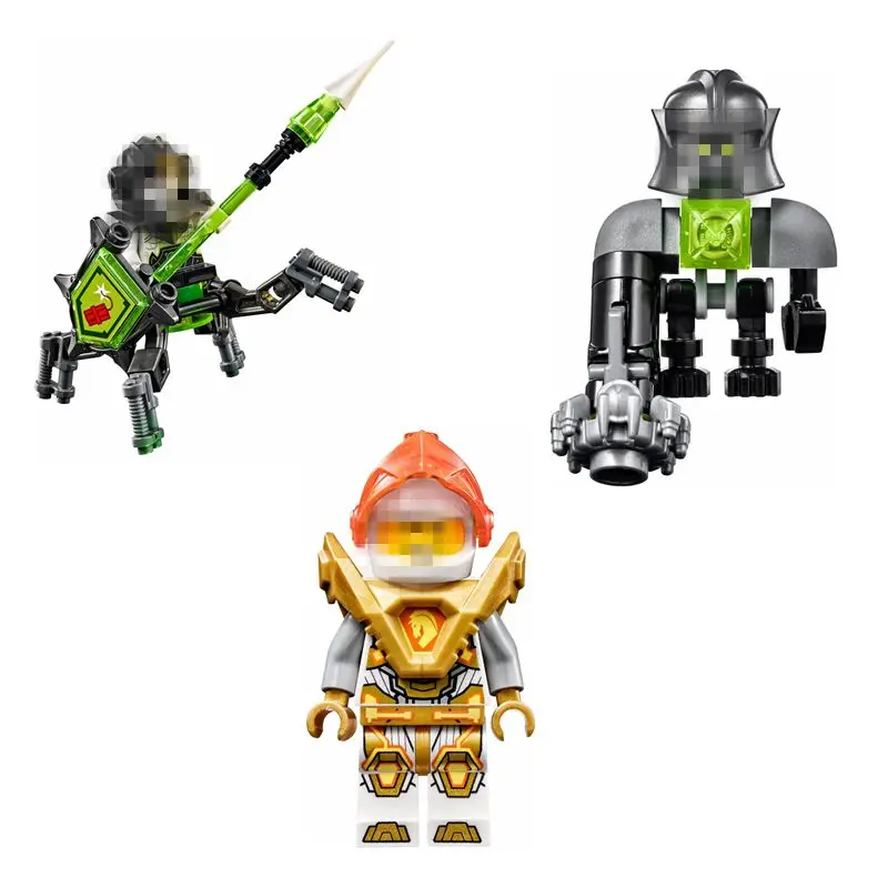Новый nexu knight Lance's Hover Jouster строительные блоки кирпичи совместимые 72001 nexoe Lepining