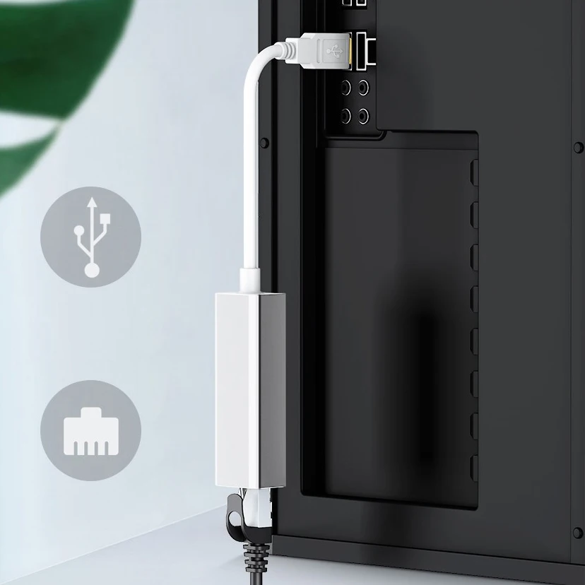 USB Ethernet адаптер Unnlink 2 0 3 100 Мбит/с гигабитный RJ45 Lan сетевой конвертер для компьютера