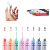 1pcs retro color 0 5mm straight liquid rollerball pen fluent student scrapbooking diy decoration gel pen writing stationery