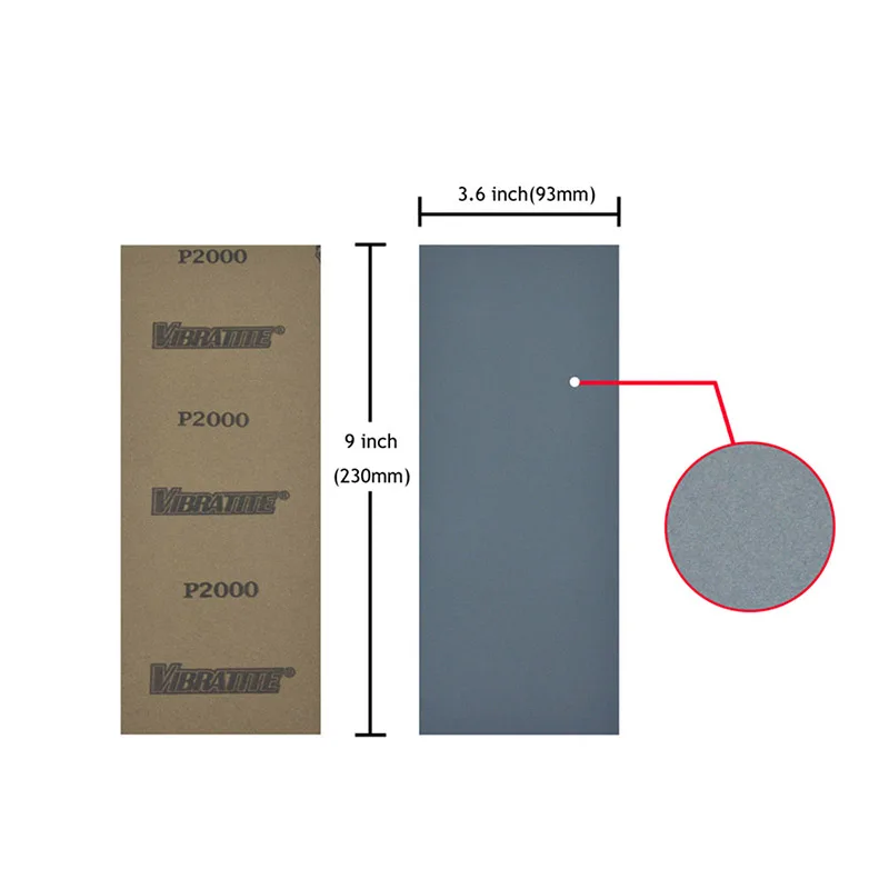 48 шт./компл. влажная наждачная бумага для полировки древесных пластмасс 320 ~ 100000