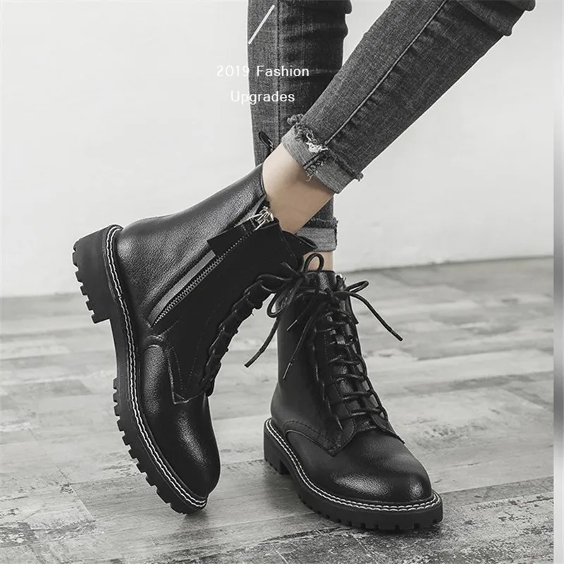 

Martin Boots Women's British Style 2020 Summer New Platform Versatile Breathable Handsome Short Boots Tooling Women's Boots