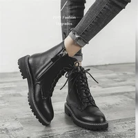 martin boots womens british style 2020 summer new platform versatile breathable handsome short boots tooling womens boots