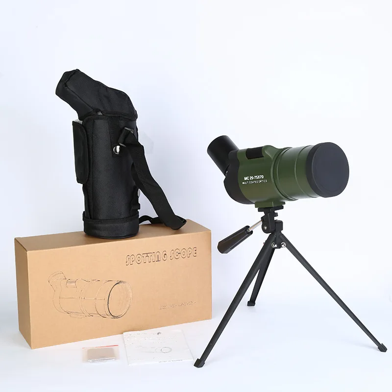 

MC 25-75x70 MAK Spotting Scope For Hunting/Birdwatching Outdoor Waterproof Spotting Scope BAK4 Telescope With Tripod