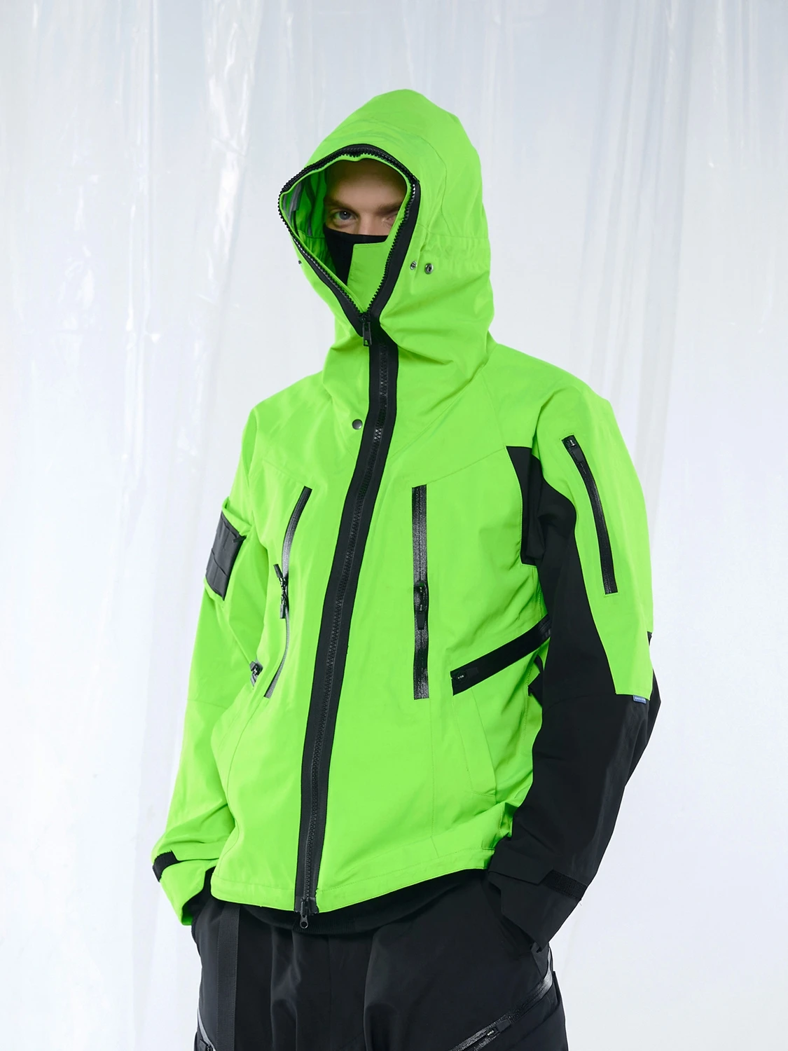 Оленя люзия твердая оболочка водонепроницаемая куртка arm molle techwear наружная