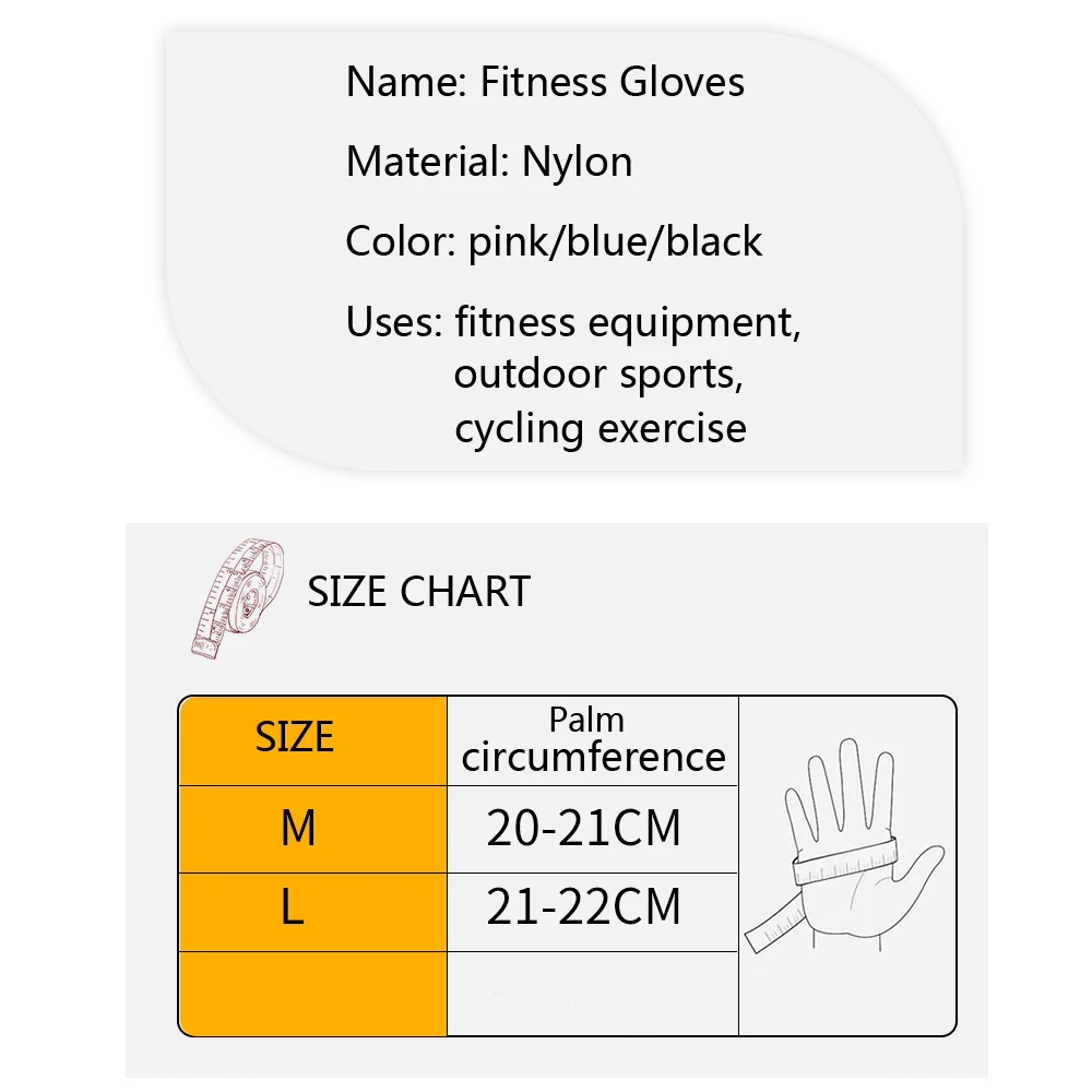 Men Women Half Finger Cycling Gloves Anti Slip Silicone Palm Breathable Bike Gloves Summer Adjustable Wrist Sport Fitness Gloves