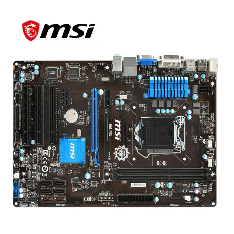Для MSI H81 P33 материнская плата LGA 1150 DDR3 для Intel H81M настольная SATA III USB3.0 PCI E X16 2 0