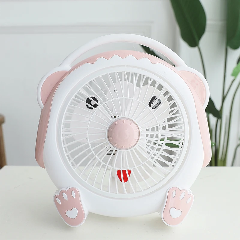 

Cartoon cat small fan Dormitory student mini bed electric fan desk bedside cute children's fan