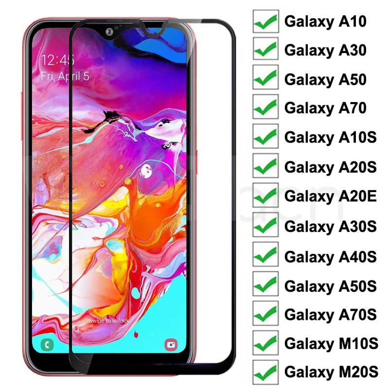 

9H Protective Glass For Samsung Galaxy A50 A70 A10 A30 A10S A20E A20S A30S A40S Screen Protector A50S A70S M10S M30S Glass Film