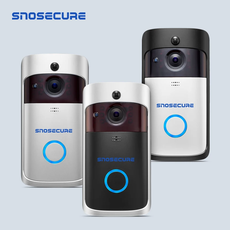 Умная Wi Fi IP камера SNOSECURE дверной звонок 720P домофонная сигнализация для дома
