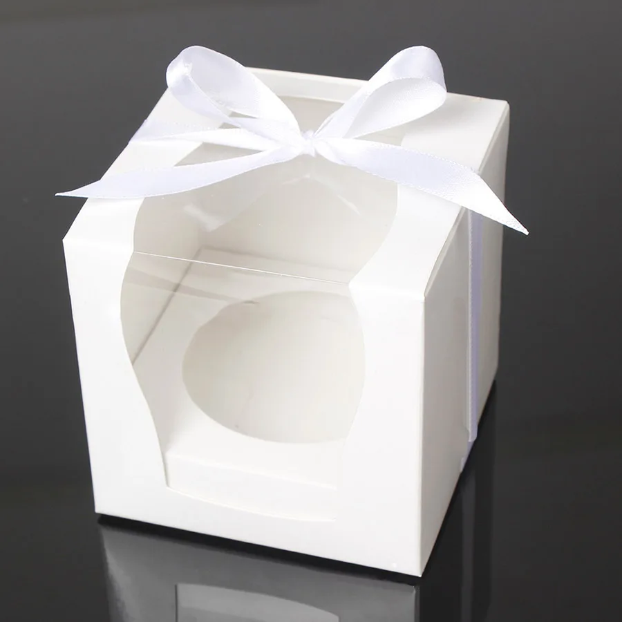 12 шт./компл. бумажная упаковочная коробка для капкейков украшения свадебной