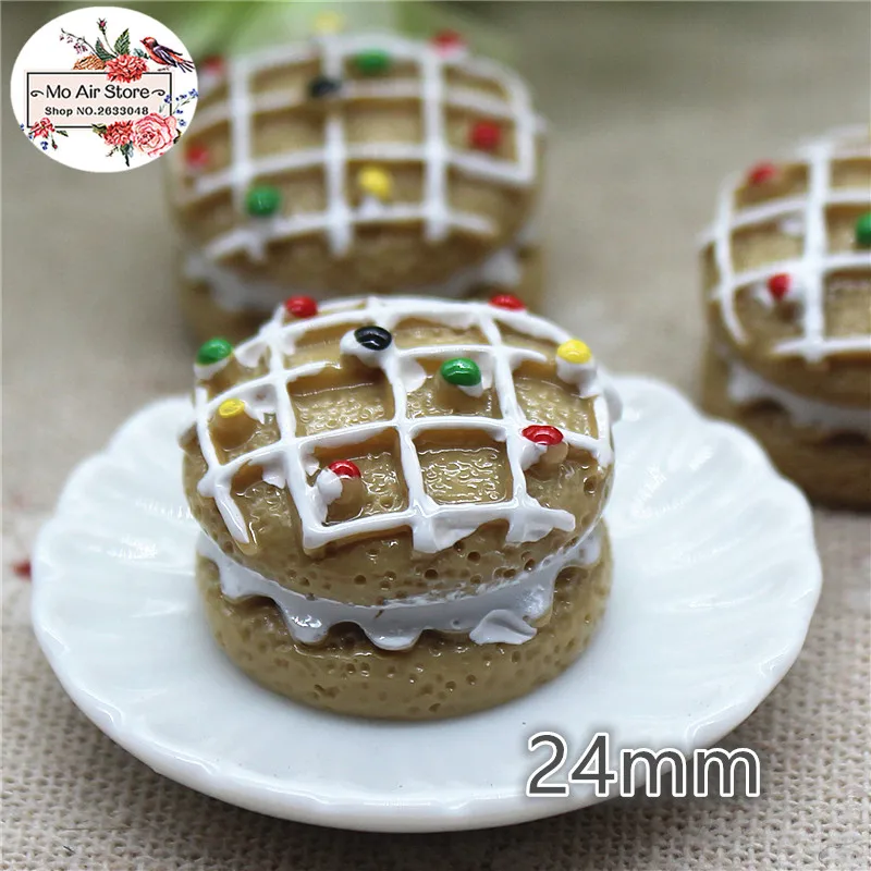 

10 шт 3D торт десерт Кабошон из смолы с плоской задней стороной имитация пищевого искусства поставка Украшение Шарм Ремесло