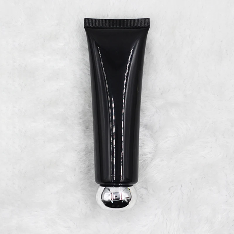 100pcs 50g Empty Black Mini Travel Plastic Hand Cream Face Cleanser Soft Tubes Containers with Caps Embalagens De Tubetes | Красота и
