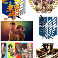 attack on titan thermo stickers iron on transfers for clothing thermoadhesive anime patches on clothes diy flex fusible transfer