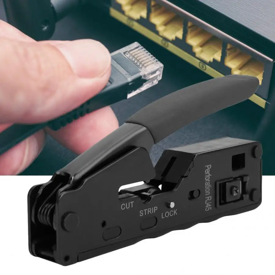 Инструмент RJ45 для сетевой магнитной обжимной инструмент Cat7 Cat6 Cat5 Модульные