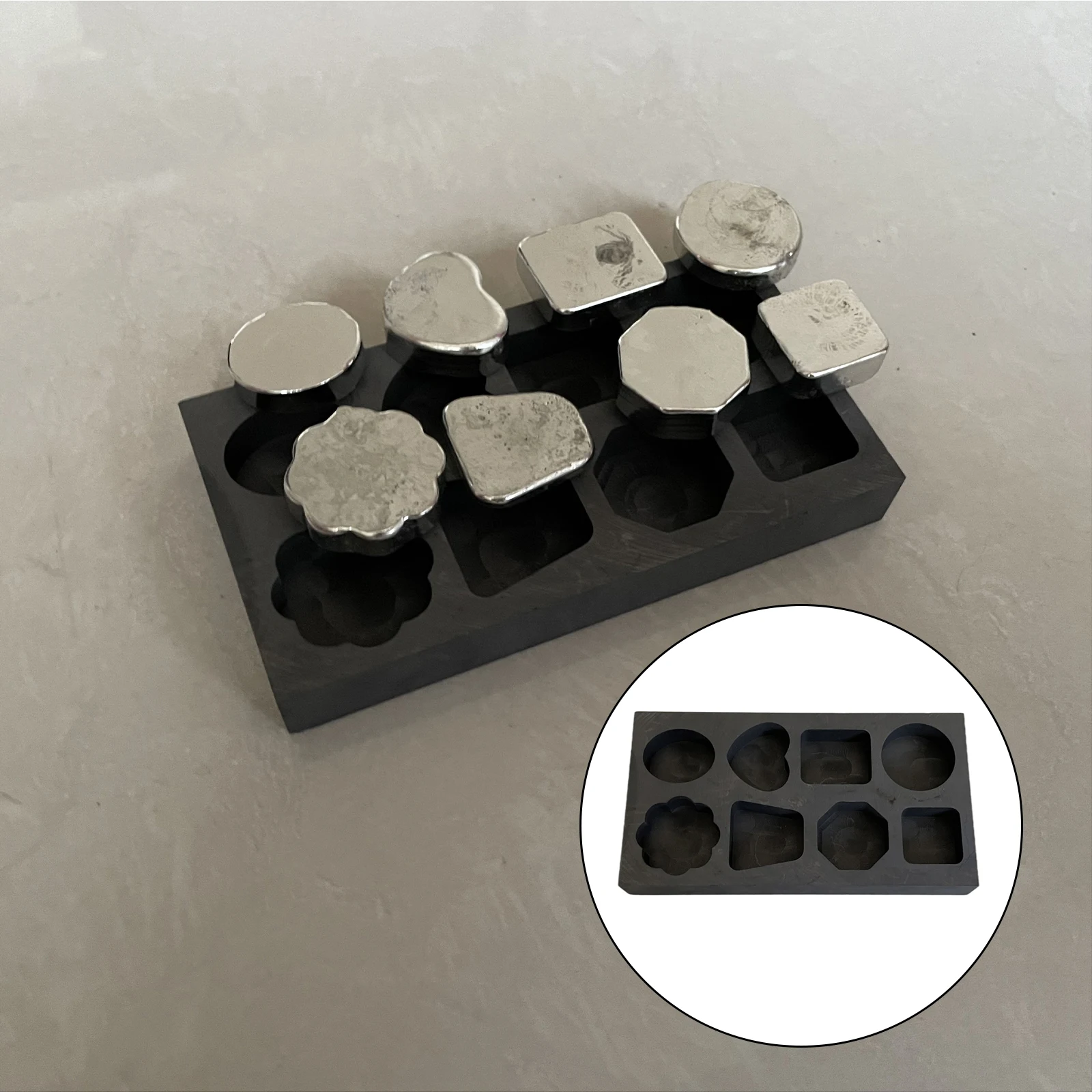 Графитовая форма для слиток тигель плавки Сделай Сам золотой сплав латунь