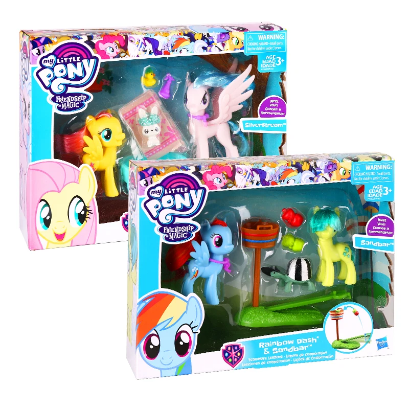 Hasbro-traje de muñeca My Little Pony, figuras de acción de Twilight Sparkle, Princess Celestia Fluttershy Rainbow Dash, juguetes para niñas