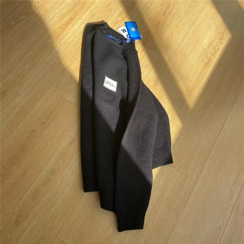 

Adererror Sweaters Men Women Patch Ader Error Front Ader Embroidered Logo Sweatshirts