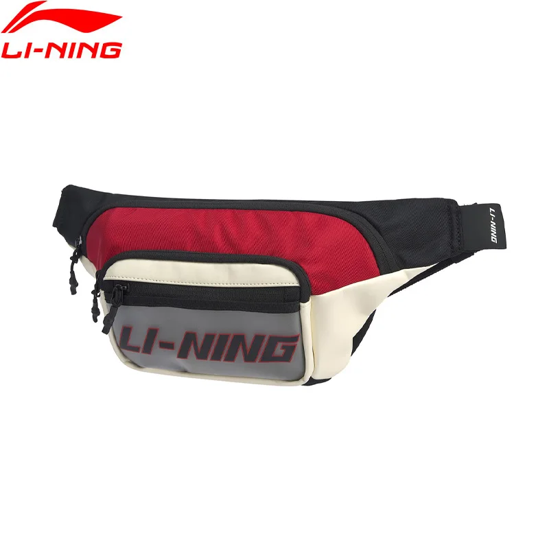 Модная поясная сумка Li-Ning унисекс 400*40*170 мм вместимость 2 л спортивные нагрудные
