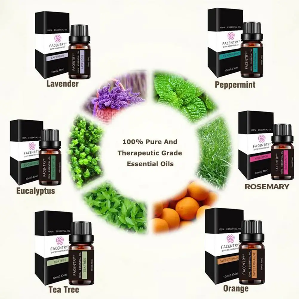 10 мл эфирные масла для ароматерапии диффузоры эфирное масло удаление шрамов уход