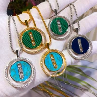 missvikki 81cm long original big round necklaces personalized stackable for women wedding party girlfriend wife gifts
