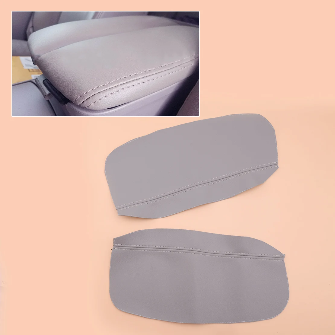 

Крышка подлокотника центральной консоли из ПУ кожи серого цвета, подходит для Honda Acura RL 2005 2006 2007 2008 2009 2010