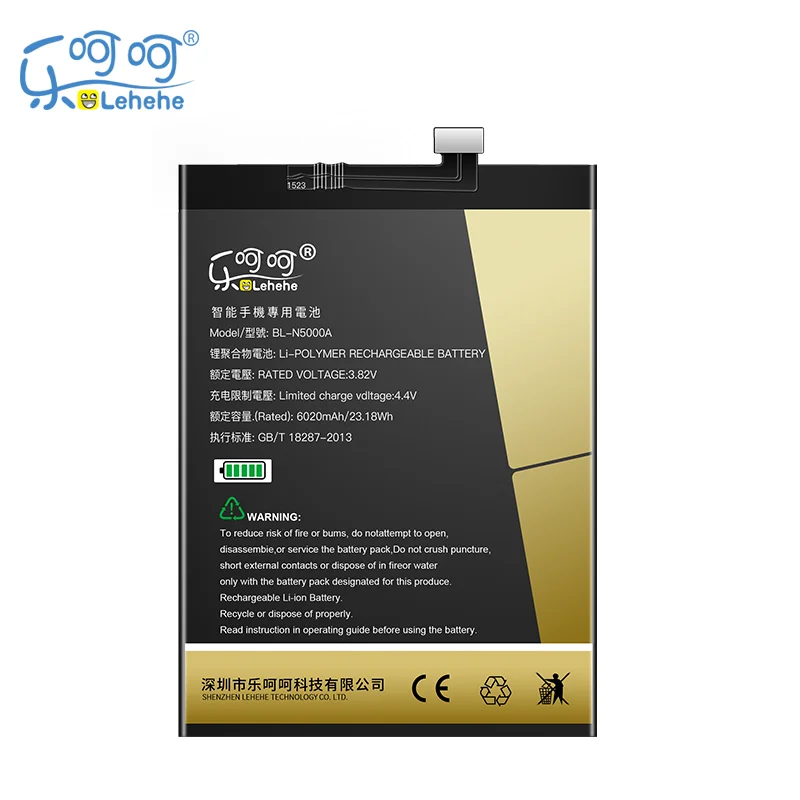 Аккумулятор LEHEHE BL N5000A для Gionee M3 M3S M4 высококачественный аккумулятор 6020 мАч с