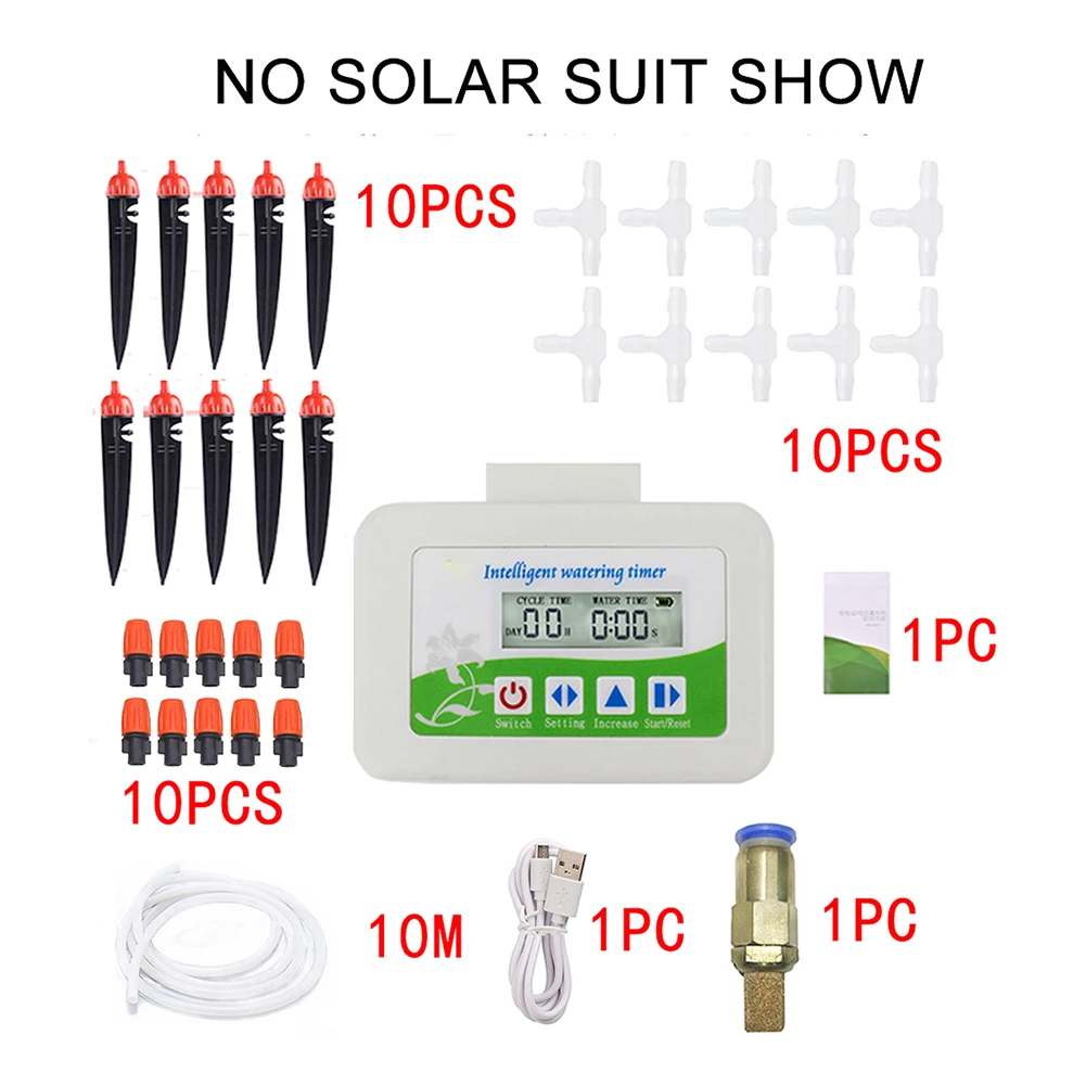 Умный садовый автоматический контроллер полива комнатных растений зеркальная